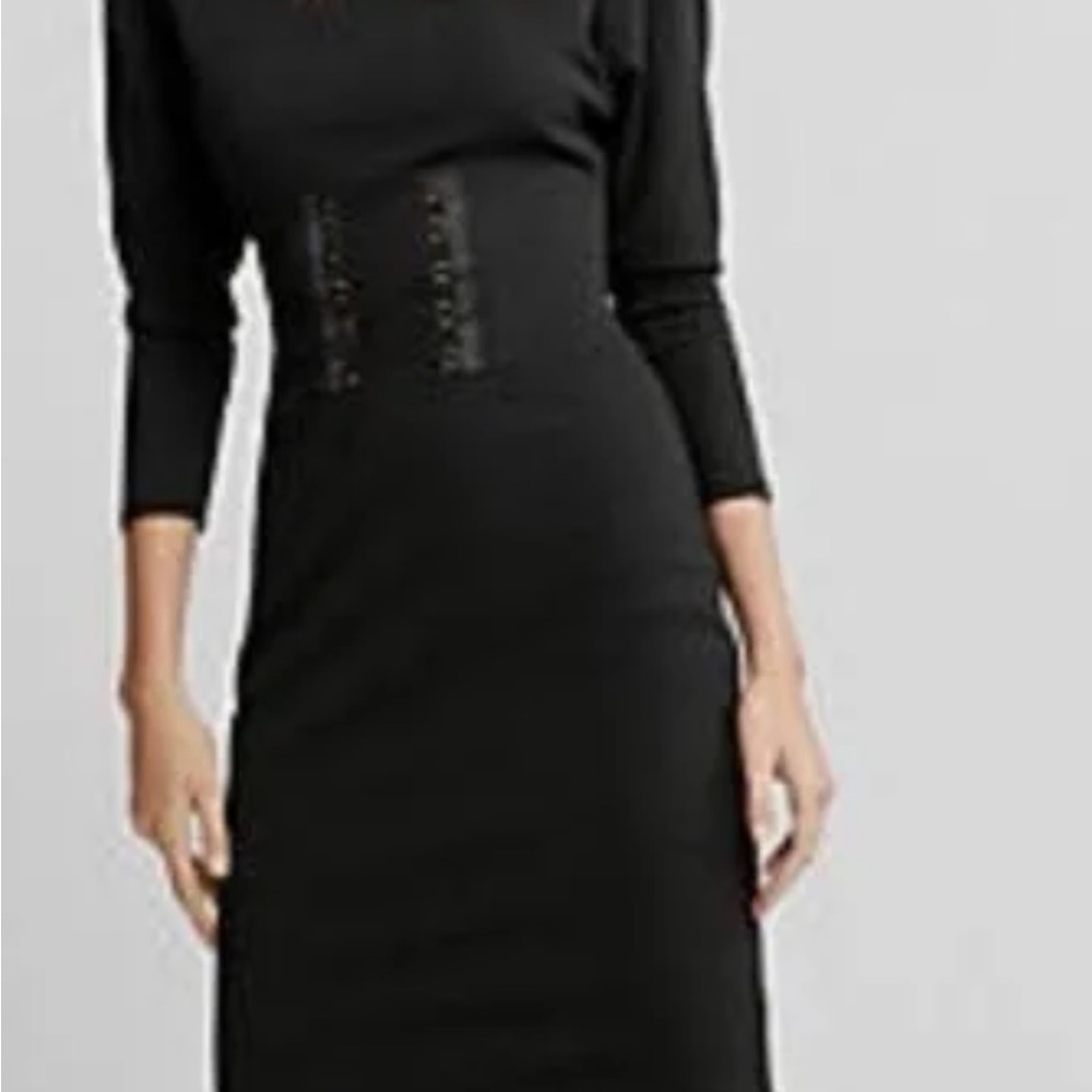 Elegant Black Dress- Express